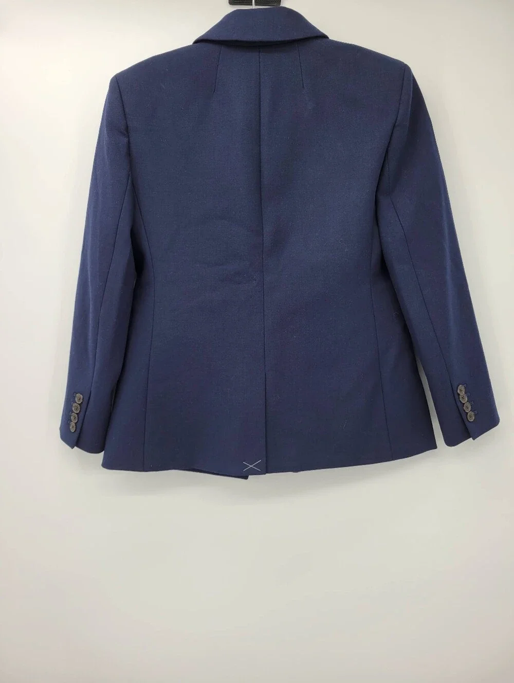 J Crew Madelyn blazer in four-season stretch Cc289 NEW! Size 8 Navy $258 Retail - Picture 6 of 9